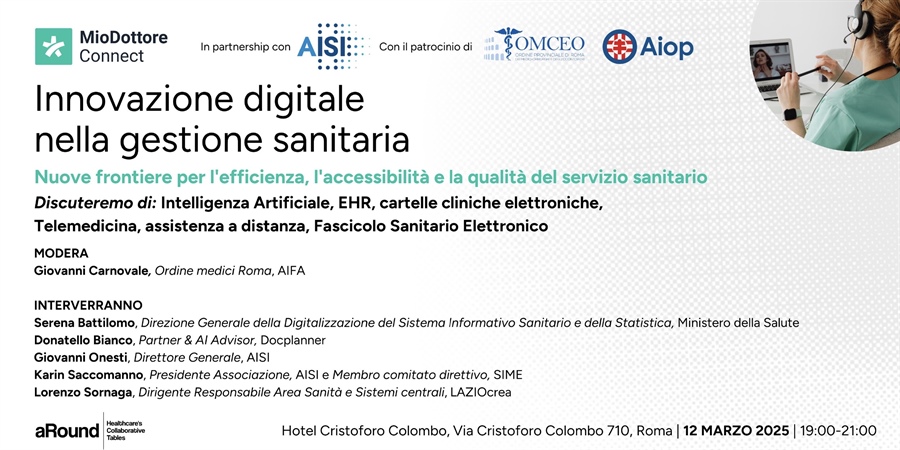 Innovazione digitale nella gestione sanitaria - Nuove frontiere per l'efficienza, l'accessibilità e la qualità del servizio sanitario