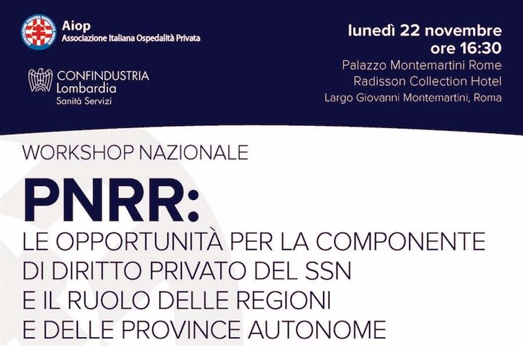 Il ruolo della componente di diritto privato del SSN in relazione alle opportunità del PNRR